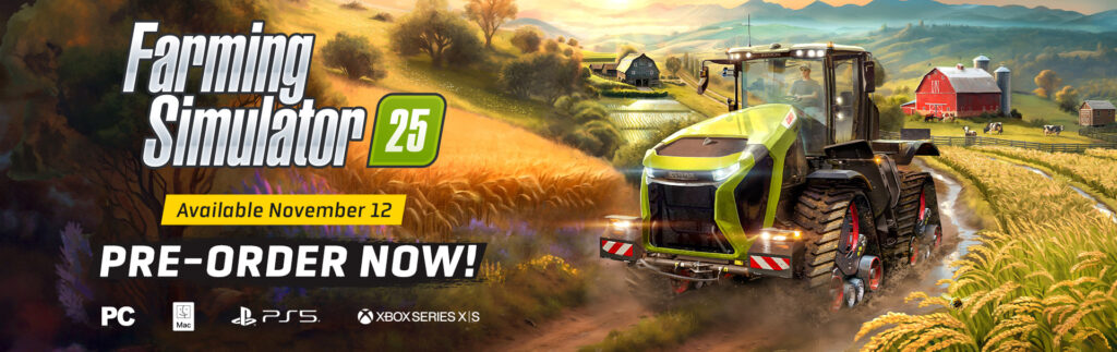 Farming simulator 25 is coming in November 2024