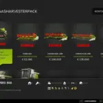 Claas Harvester Pack v1.02