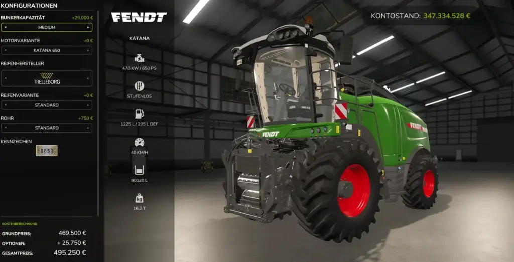 Fendt Katana with tank v1.02