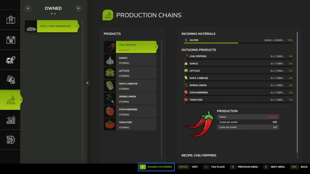 Greenhouse Automatic Watering v1.0