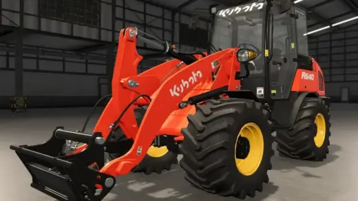 Kubota R640 wide tires + rim color v1.0