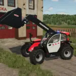 Manitou Fire Engine Telehandler v1.0