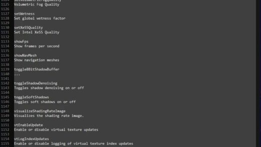 Master Console Command cheat list v1.0