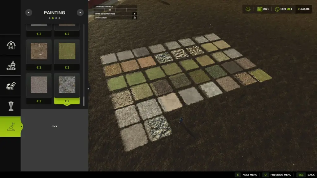 More ground paint textures v1.0