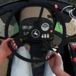 Realistic camera with hand on steering wheel v1.02