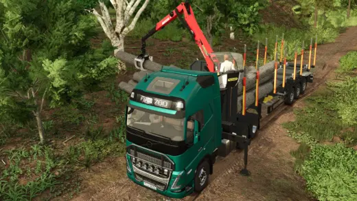 Volvo FH16 6x4 + PALFINGER EPSILON M12Z v1.0