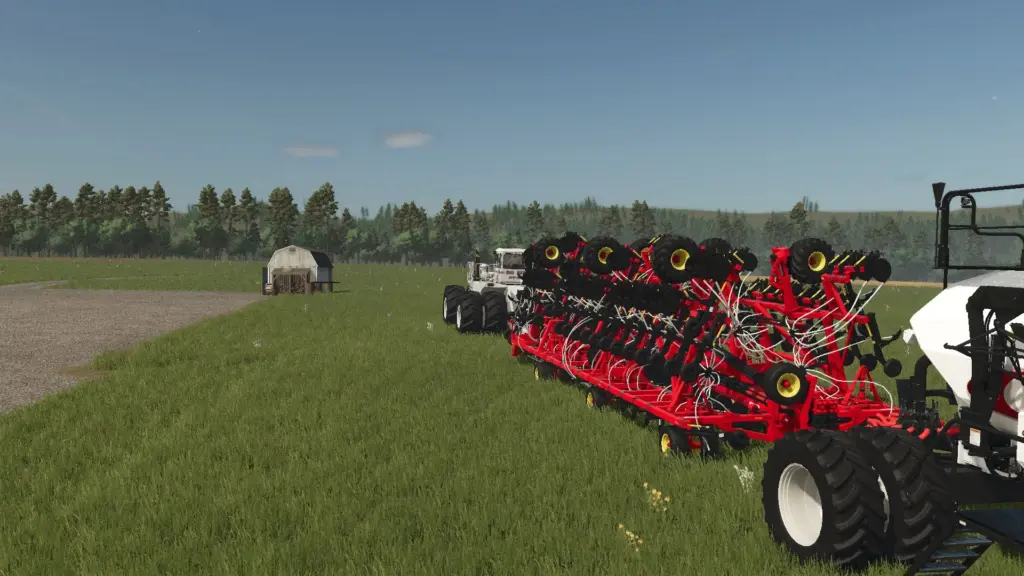 Bourgault 3420-100 Paralink Hoe Drill + 71300 Air Cart v1.0