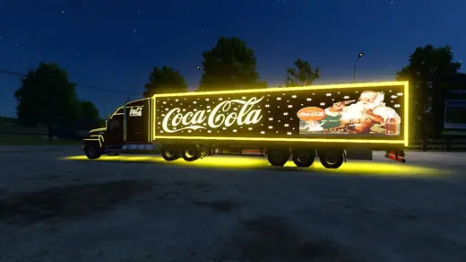 Cola Christmas truck v1.0