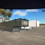 Enclosed race hauler and stacker trailer V1.0