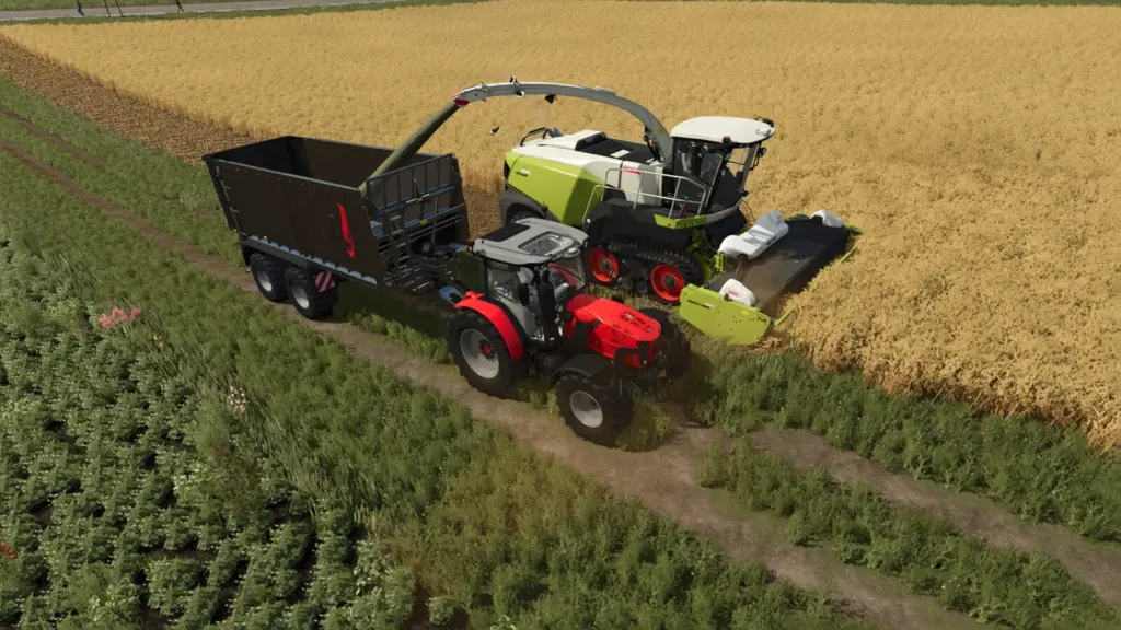 Forage Harvesters With Pipe Control v1.0