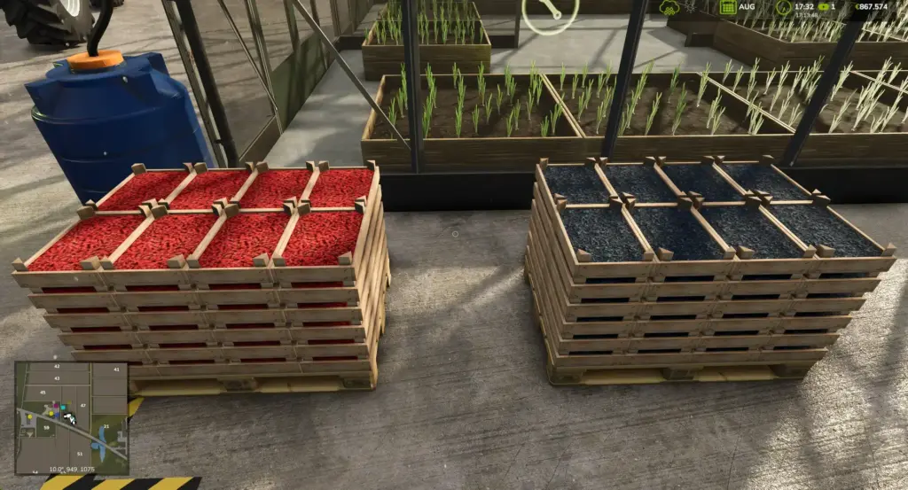 Greenhouse with additional crops 1.0