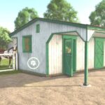 Horse stable with working doors2