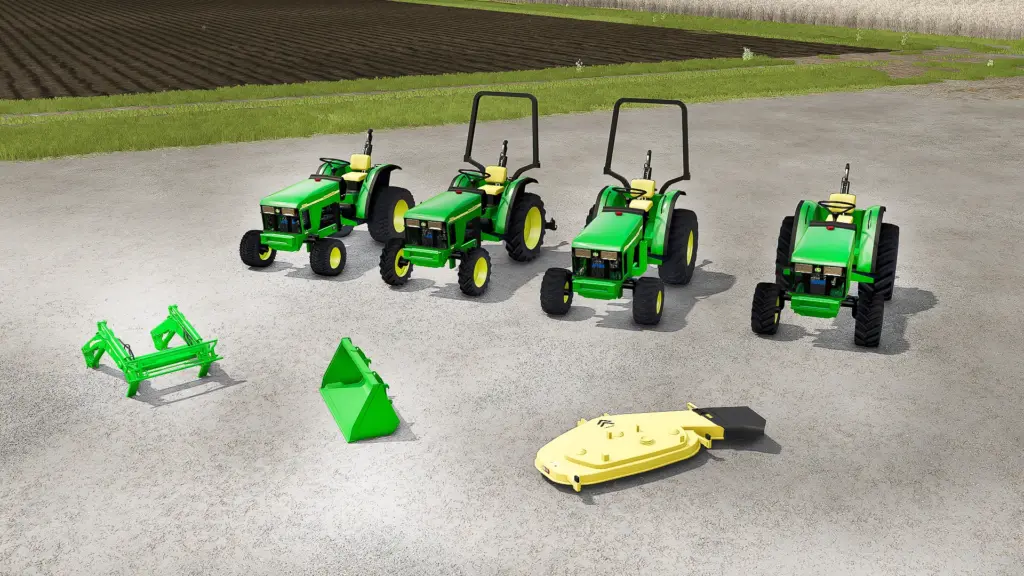 John Deere 2210 Sub-Compact Utility Tractor v1.0