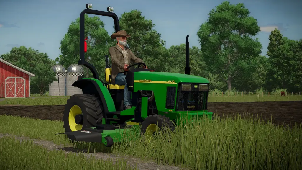 John Deere 4100 Compact Tractor and Deck v1.0