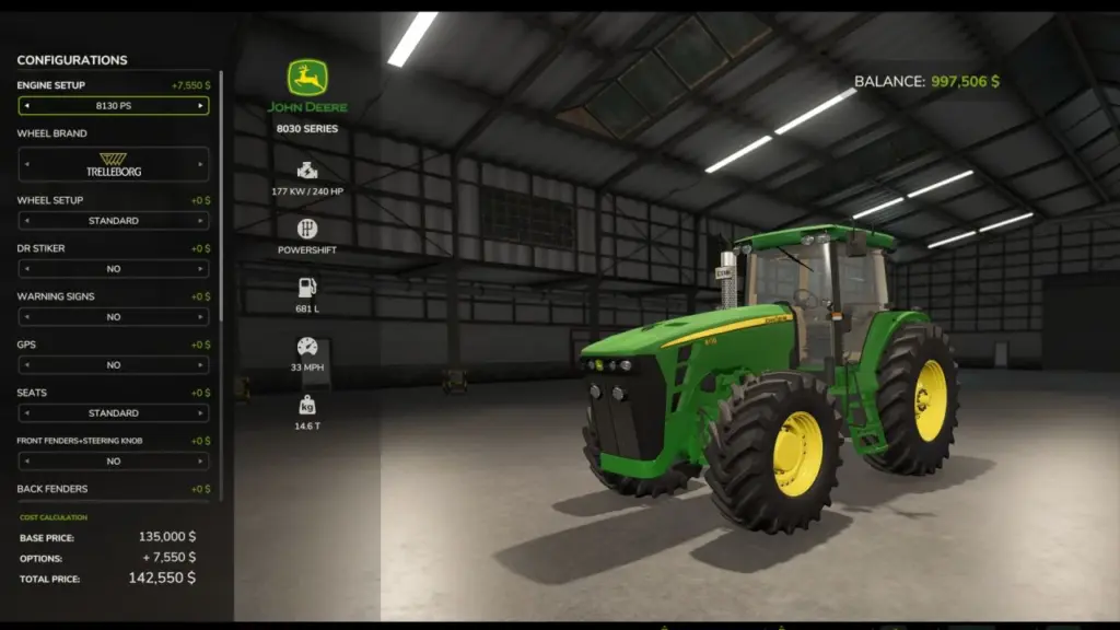 John Deere 8130-8530 v1.0