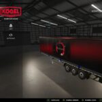 KÖGEL 16.5m flat bed (tarpaulin) semi-trailer V1.0.1