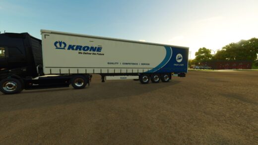 Krone Profil-liner Trailer With Ramps