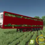 Merry Christmas Happy New Year Semi Trailer v1.03