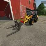 Pallet fork with tension straps to lift everything v1.02