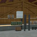 Woodbarn With Storage Shelves v1.0