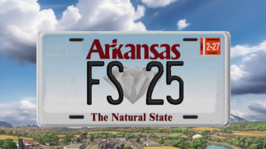 Arkansas License Plate