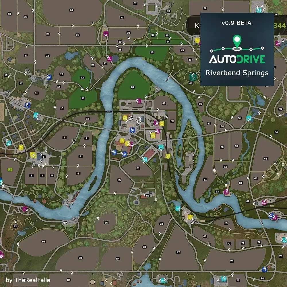 Autodrive Course Riverbend Springs by TheRealFalle v0.9.0 Beta