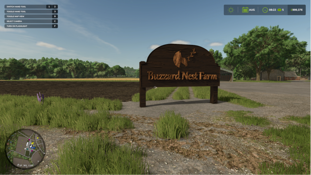 Buzzard nest sign