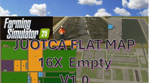 Juotca Flat Map 16X Empty