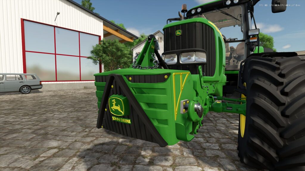 John Deere 800kg weight