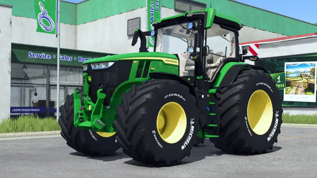 John Deere with Engraved Michelin Tires v1.0