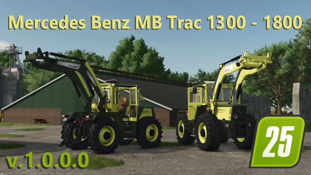 Mercedes Benz MB Trac 1300 - 1800 v1.02