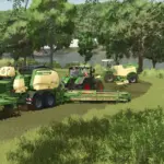 Pack Of Balers With Windrower v1.02