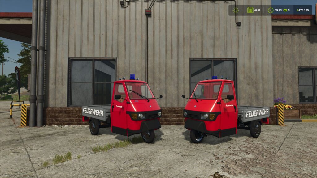 Piaggio APE 50 fire department