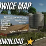 Rysiowice Poland Map v1.03