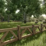 Small Sheep & Goat Pasture with Wooden Fence V1.0