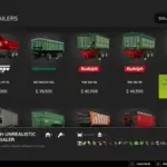 Small Unrealistic Agricultural Trailer v1.03