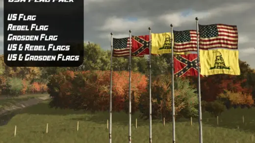 USA & Iowa flags pack V1.0