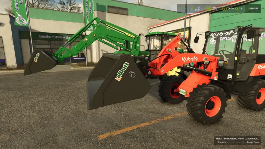 Unrealistic Front Loader Bucket v1.0