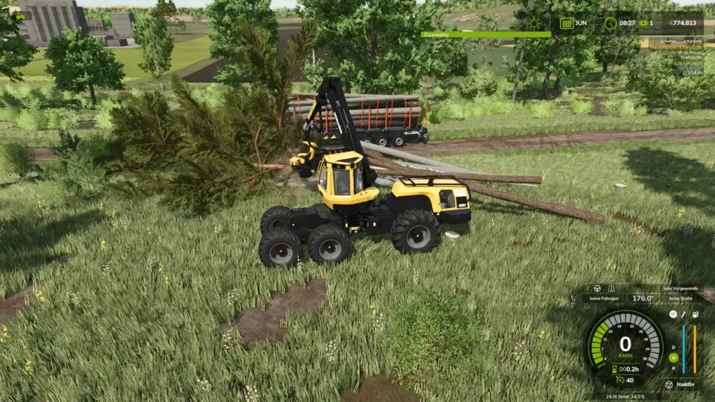 Wood harvester Komatsu 951 v1.02