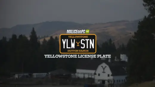 Yellowstone Dutton Ranch License Plate