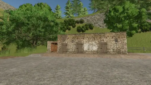 Pack of 7 old stone buildings v1.0