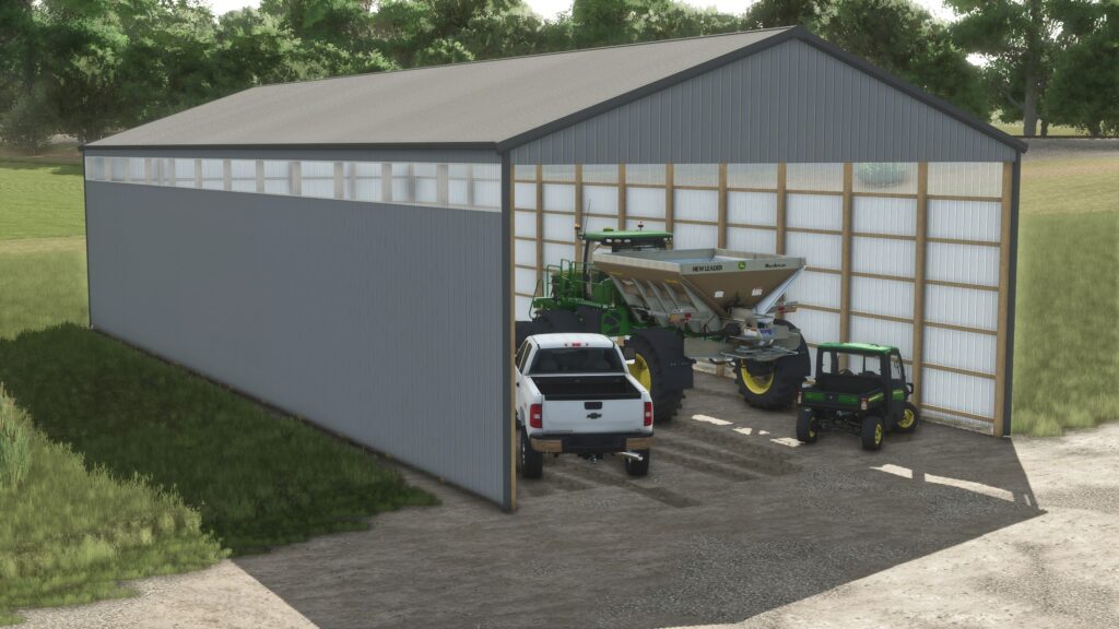 40x97 Open End Shed2