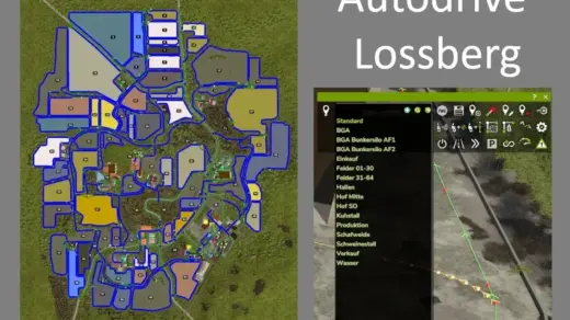 Autodrive route network Lossberg v1.0