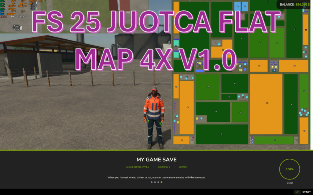 Juotca Flat Map 4X V1.0