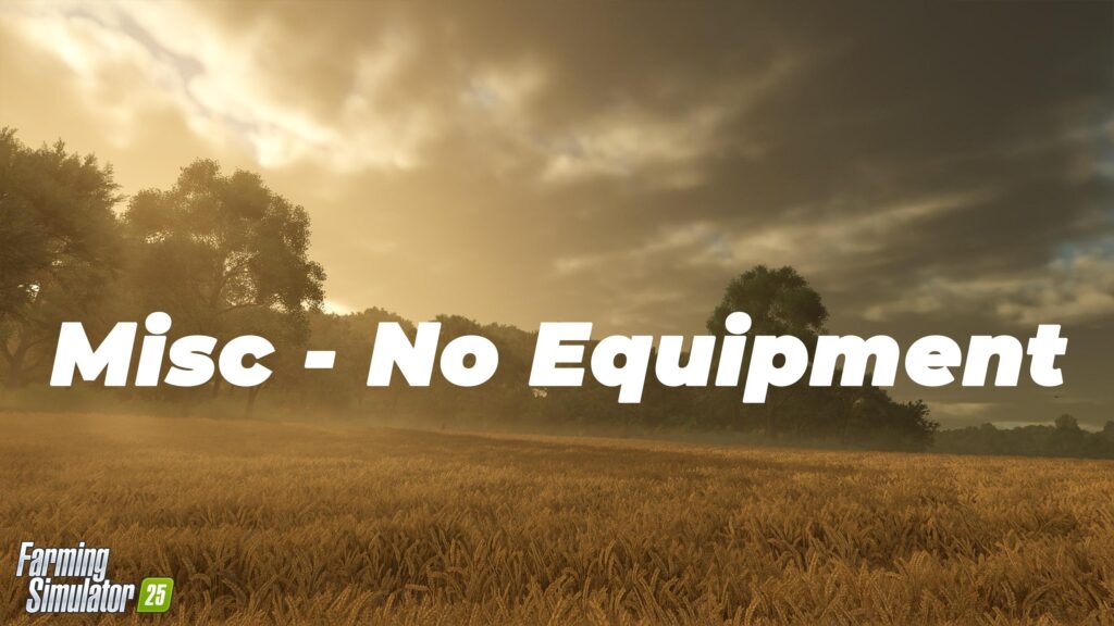 Misc - No Equipment