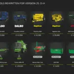 Vehicles and Tools Pack D-H v1.02