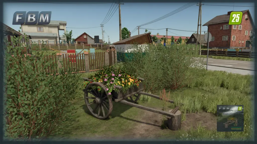 Wooden Flower Cart v1.0