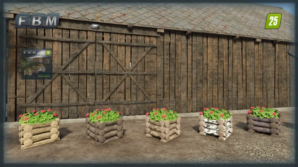 Wooden Geranium Planter v1.0