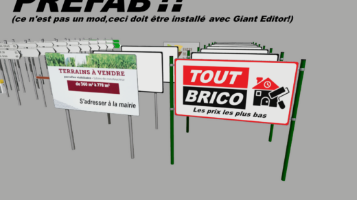 Prefab (pack panneaux Fr) V1.0