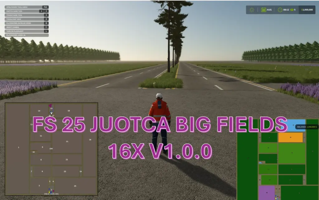 JUOTCA BIG FIELDS 16X V1.0